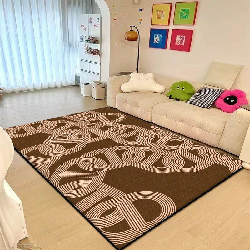 Modern Abstract Large Area Living Room Rugs Home Decoration Cute Style Bedroom Carpet Short Plush Non-slip Washable Floor Mats
