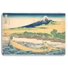 Majestic Mt Fuji Serene View of Kanagawa CoastAluminumtin sign