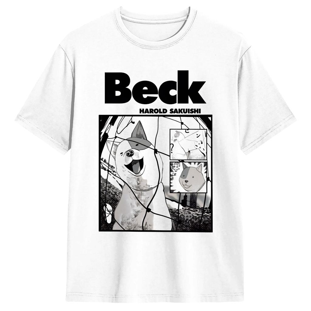 Anime Beck Mongolian Chop Squad 100% Coton T-shirt Pour Unisexe Été Vintage T-shirts Respirant Mode T-shirt Grande Taille