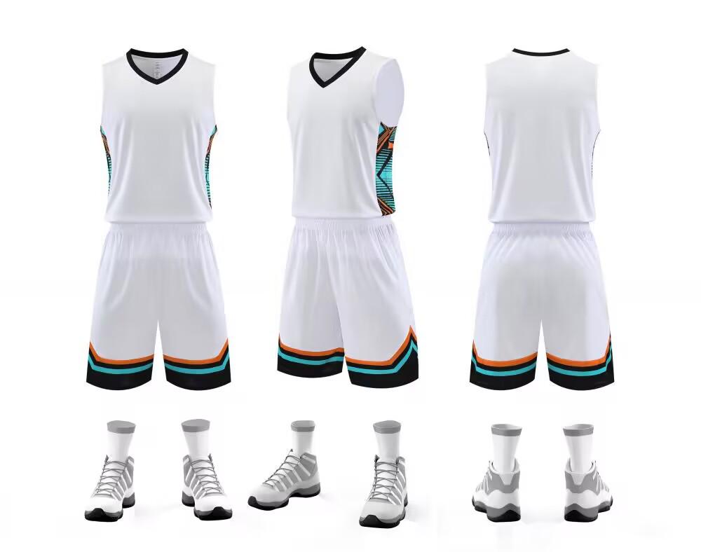 

Індивідуальний баскетбольний комплект для дорослих та дітей - Екіпірування для командних видів спорту XXXL білий