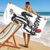 Collingwood Warriors Print Beach Towel, Large Soft Quick Dry Towel for Beach Camping Swimming