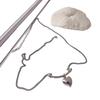 Korean Style Retro Love Heart Necklace - Trendy, Simple Clavicle Chain for Women's Fashion