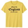 Made In England No Surrender English Countries Unisexs Unisexs Graphic Tee