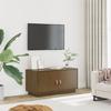 Vidaxl TV Cabinet, Honey Brown, 80X34X40 Cm, Solid Pine Wood