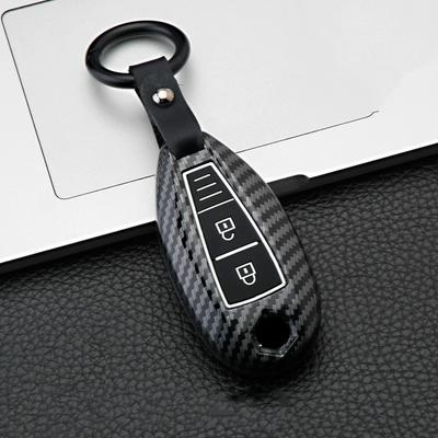 Copertura in ABS Fibra di Carbonio per Chiave Telecomando Auto per Suzuki Vitara Swift Ignis Kizashi SX4 Baleno Ertiga Samurai S-Cross