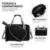 Large Capacity Pickleball Duffle Bag Detachable Crossbody Strap Front Independent Paddle Pocket Multi-Sport Sports Handbag