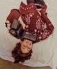MELLY&ROSE Rose Cowichan Knit Cardigan (310251)_Wine