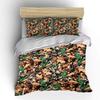 Autumn Leaves Camouflage Pattern Bedding Set for Kids Luxury Gift 3pcs Digital Print Comforter Set Soft Comfortable Breathable