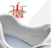 Men's 8CM Invisible Height Boost Sneakers - Trendy, Breathable, White Casual Shoes with Thick Sole