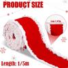 5cm Wide Christmas Bows DIY Christmas Gift Packing Ribbon  Christmas Decoration