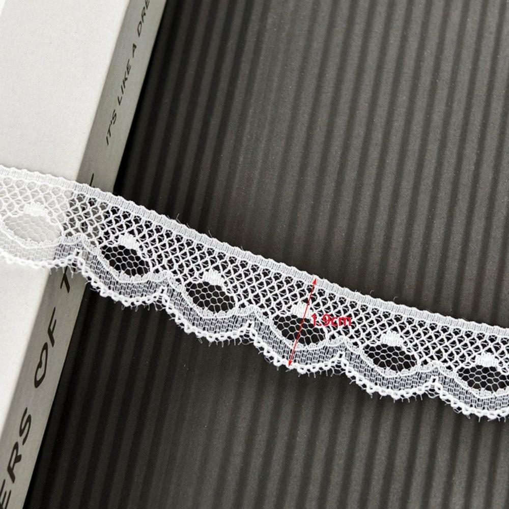 50 Meter Hohlmuster Weißes Spitzenband Weiße Farbe DIY Spitzenband Zum Geschenkverpacken