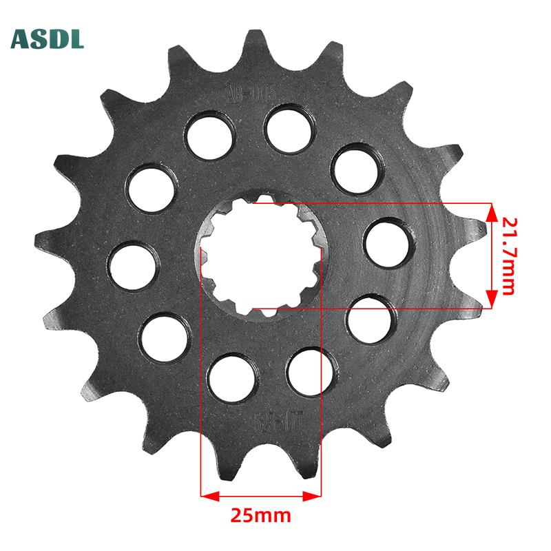 525 17T 42T Front Rear Sprocket For Suzuki GSR750 GSX-R750 GSX-S750 DL1000 K2-K9 L0-L9 V-Strom GSX-R1000 DL1050 Gear Wheel Cam Front 17T
