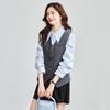 TERRE BLEUE Women's Casual Suit Vest