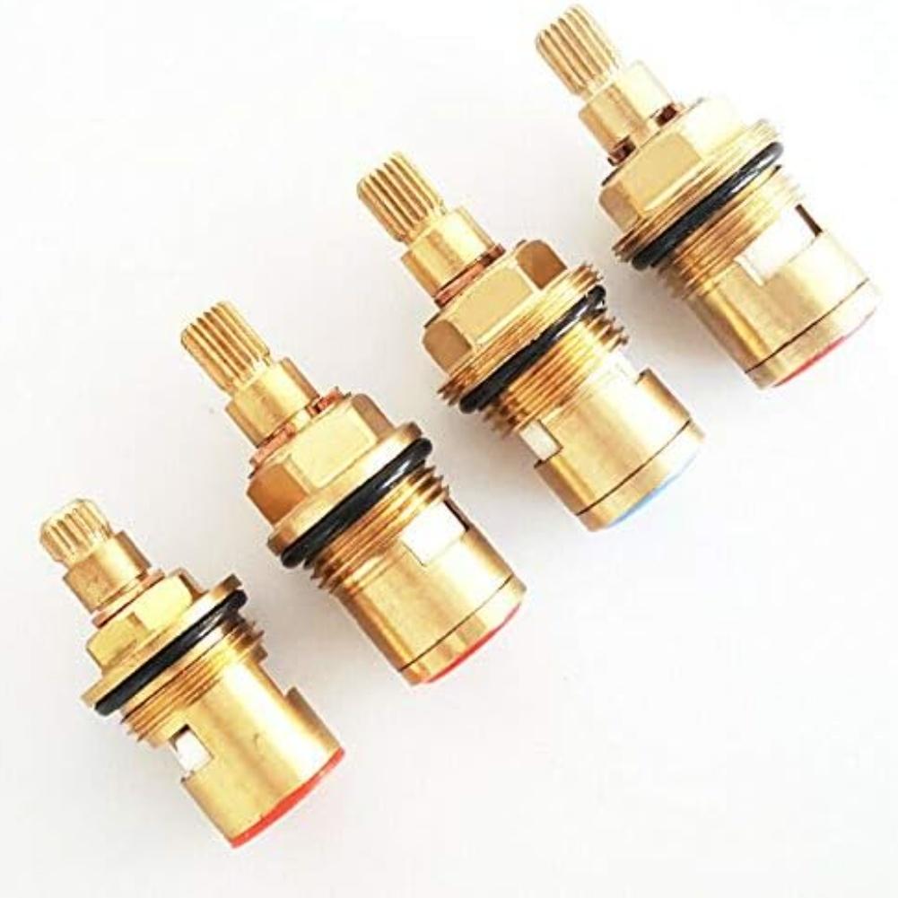 For Bathroom Sinks Porcelain Valve DIY Repair Kitchen Repair Brass Faucet Cartridge Replacement Hot And Cold Compatible