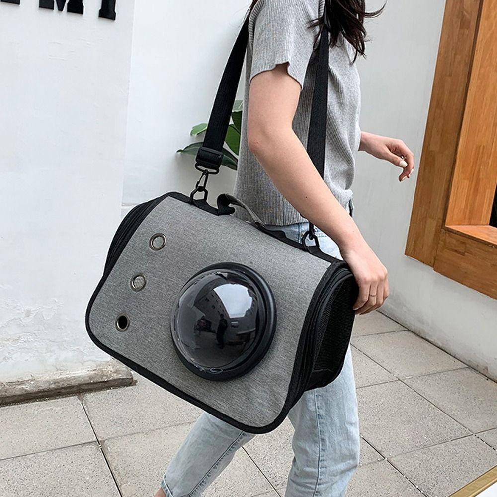 Large Capacity Portable Pet Bag Foldable Pet Handheld Bag Durable Travel Puppy Bags  Outdoor Travel