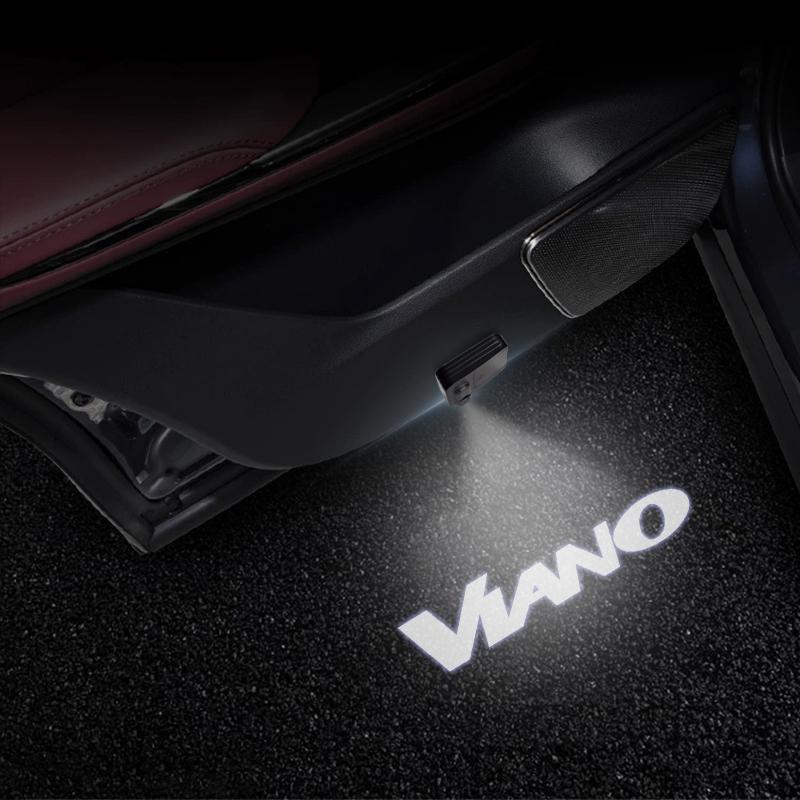 AAWH1 LED compatible compatible for Sprinter Vito Viano Logo W906 W907 W639 W447 W638 Camper Van Tuning Car Door Courtesy Light Projector Welcome Lamp