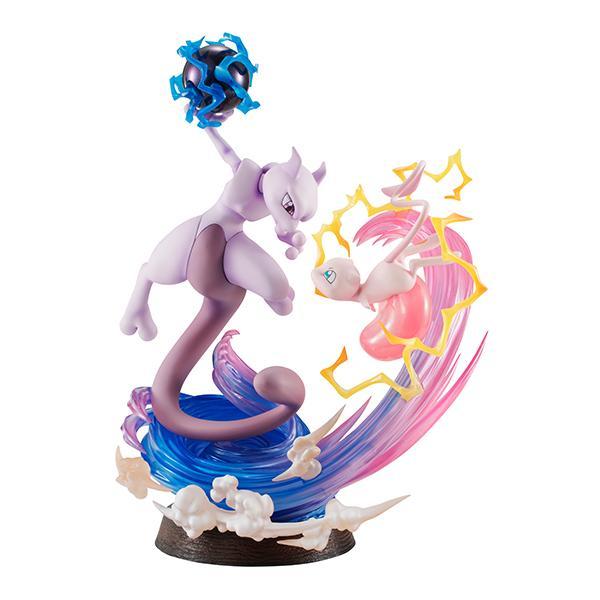 

[USED] G.E.M.EX Series Pokemon Mew & Mewtwo Figures