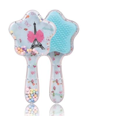 New Cartoon Transparent Cute Plastic Massage Hair Comb Hairdressing Comb Children's Comb