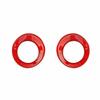 Front Fog Light Lamp Frame Trim Cover Bezels For Chevrolet Camaro 2010-2013 Red