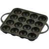 Takoyaki Pan, 16-Cavity, Original Yaki-Yaki Yatai, Aluminum Casting, YR-4259