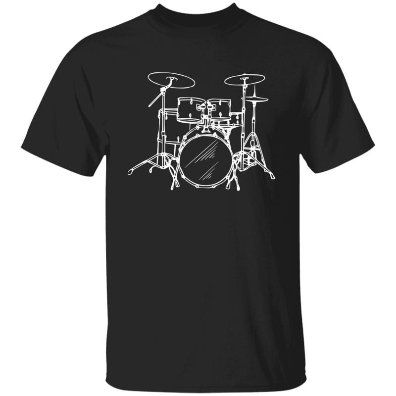 T Shirt Essential Harajuku Unisex Style Drums T Shirt S разноцветный