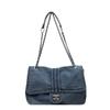 Women's 2024 Fashion Denim Chain Shoulder Tote - High-Capacity Commuter Bag