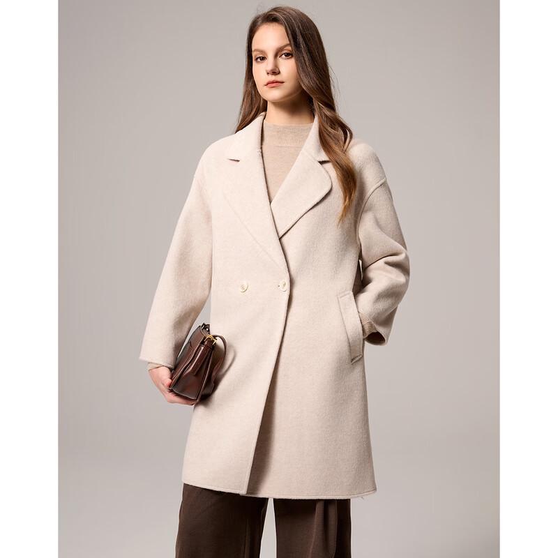 Sisui Nianhua Women's Elegant Wool Blend Coat