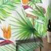 Cortinas transparentes de pássaros tropicais exóticos para sala de estar, tratamentos de janela de tule transparente, quarto, cozinha, decoração de casa, cortinas de véu