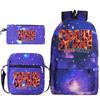 "¡VAMOS ESPAÑA" Spain Themed 3Pc Backpack Set Boy Girl Student Fashion Mini Crossbody Bag and Pencil Case Suit Unisex Mochilas