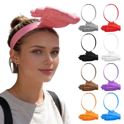 Sonnenhut 3D-gedruckter am Kopf befestigter Visor UV-Schutzhut Ergonomisches Handflächen-Design Tragbare Kopfhalterung Schattierkappe mit offenem Rahmen