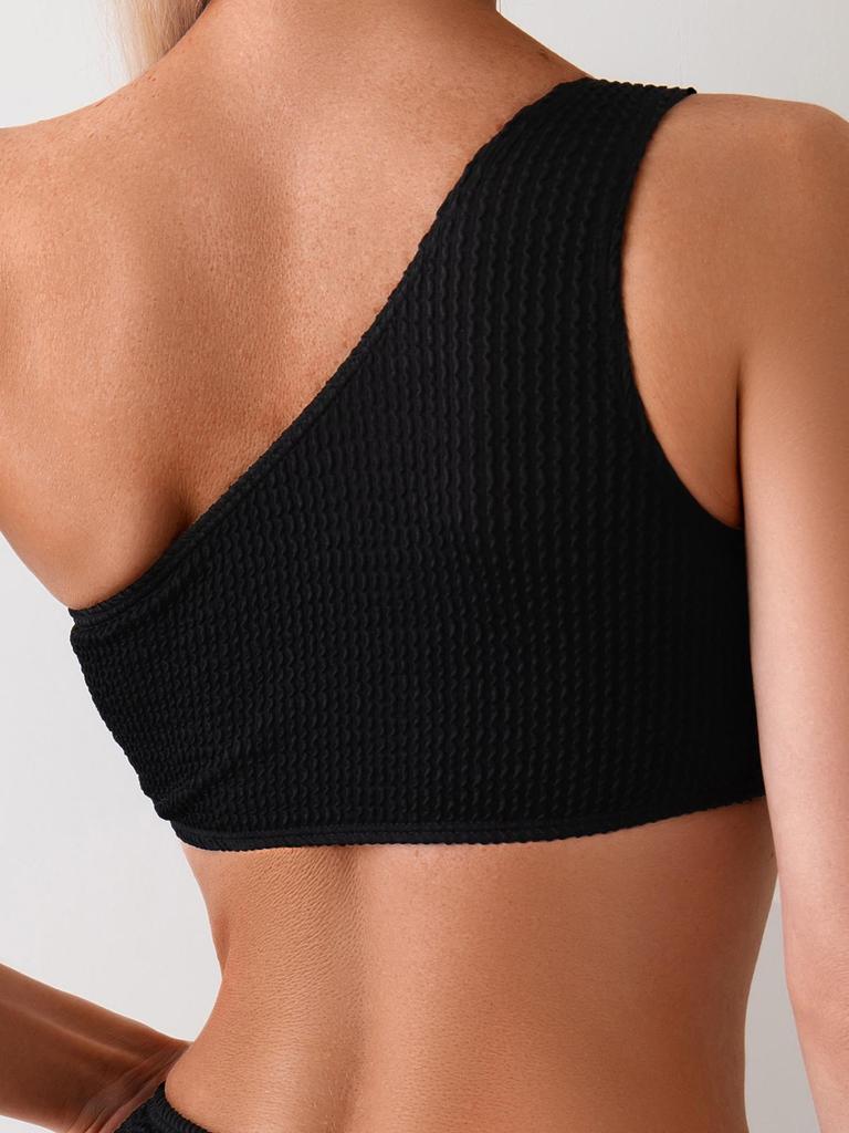 High-Waisted Split Fashion Bikini - 2025 European/American Design with Special Fabric