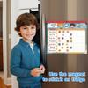 Boho 32 Chore Charts Behavior Reward Chart System,Sticker Chore Chart Pad for Kids with 2328 Stickers, 12.2" x 9.8" Magnetic Reward Chart to Develop