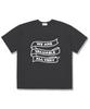 Wibelibellyu Squared Oversized Short Sleeve T-Shirt Dark Gray