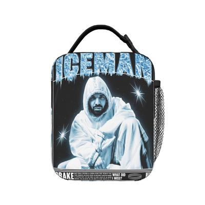 Drake Iceman Album 2026 Merch Insulated Lunch Tote Bag For Travel  Food Storage Bag Portable Thermal Cooler Lunch Box