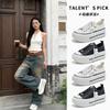 Erste Schicht Rindsleder kleine weiße Schuhe Damen Frühling Neu dicke Sohle Höhenerhöhung Plateau-Schuhe vielseitige Sportschuhe lässige Damenschuhe Trend