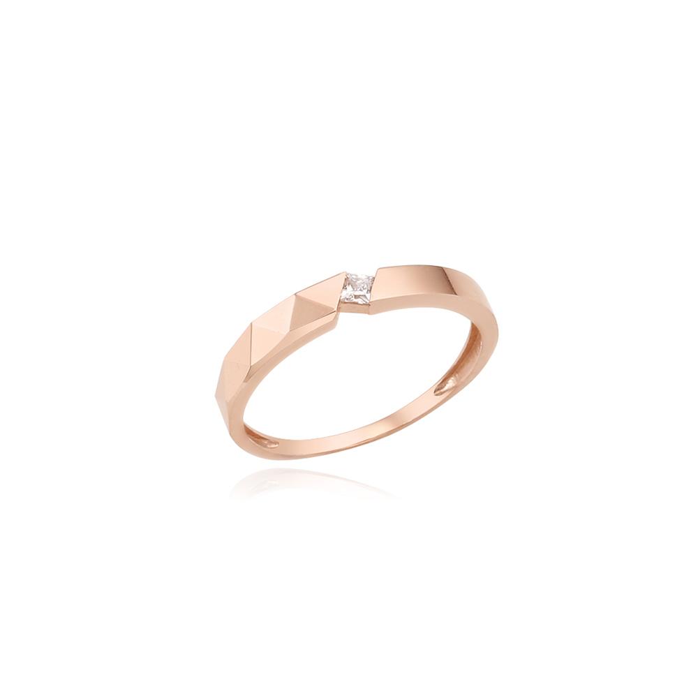 Lloyd Depend Stone Cut 14K Gold Women'S Couple Ring Lrw20031G (B Type)