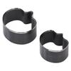 2 Pcs Set Fruit Shape Leather Cutting Die 34mm 44mm Height Alloy Steel Leather Die Cutter for
