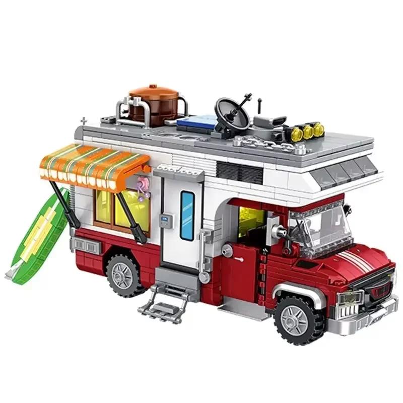 

Новый креативный набор для строительства кемпера-фургона, набор строительных кирпичиков для подростков и взрослых, праздничные подарки