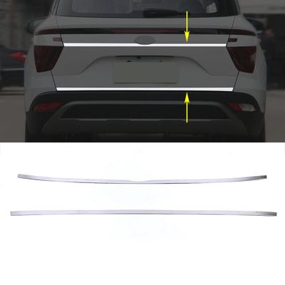 Dla Hyundai Creta 2020 2024 2024 2024 Stylizacja samochodu Część zewnętrzna Remont Tylny bagażnik Tylna klapa Listwa Stal nierdzewna Chrom Naklejka
