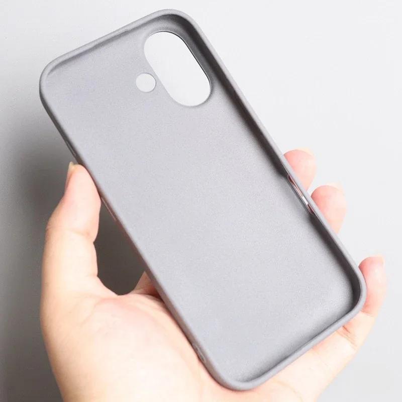 For IPhone 17 Pro Max Sandstone Soft TPU Phone Case For Iphone 17 Air 17Promax Ultra-Thin Matte Silicone Lens Protection Cover