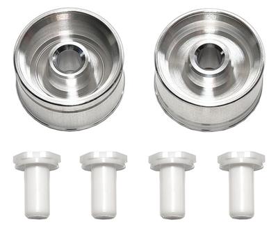 Tamiya Mini 4WD Special Edition HG Aluminum Wheels for Narrow Tires Reversible 95680 (24mm) (Two Wheels) (Mini 4WD)