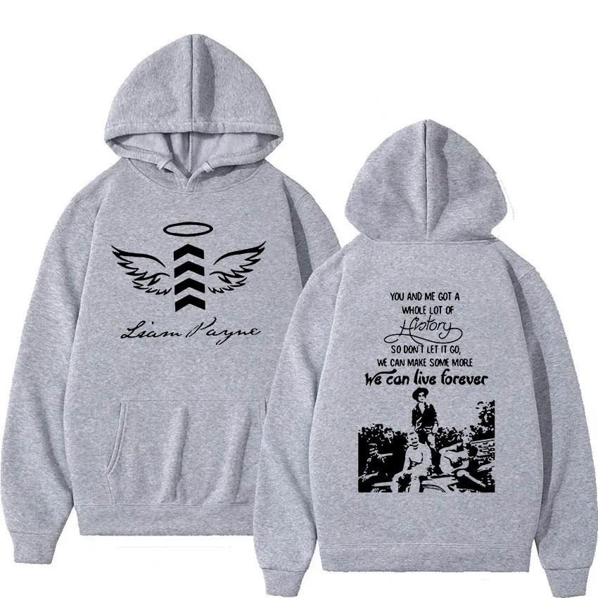 Singer Liam Payne We Can Live Forever 2024 Album Hoodie Men's Hip Hop Fashion Gothic Pullover Sweatshirt Y2k Unisex Streetwear