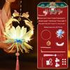DIY Luminous Lotus Lantern Kit: Handmade Hanfu Hanging Decoration for Kids