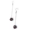 Les Trésors De Lily [J8657] - Designer Earrings 'Sissi' Purple