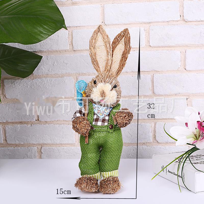 Easter Bunny Cattail Rabbit Ornaments - Home, Mall, and Garden Decor