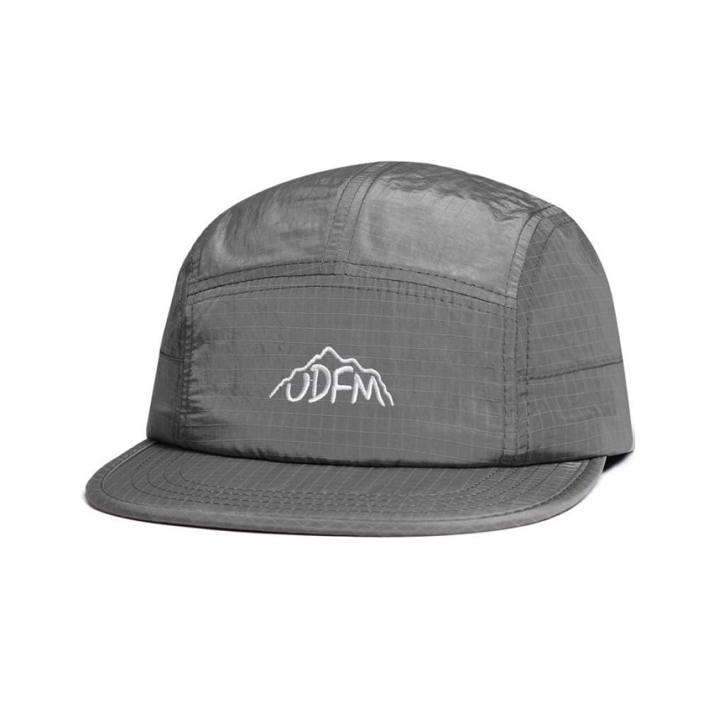 5 Panel Short Brim Letter Embroidered Baseball Cap, Mesh Quick‑Dry Solid Hat For Men Women Outdoor Sports Fashion Headwear