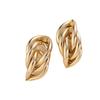 New personalized trendy leaf-shaped earrings, creative and simple ear buckles, earrings, studs.