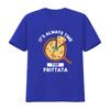 Frittata Food Lover Es ist immer Zeit zum Essen T-Shirt vintage gewaschenes Oberteil für den Alltag designer kleidung mann lässig