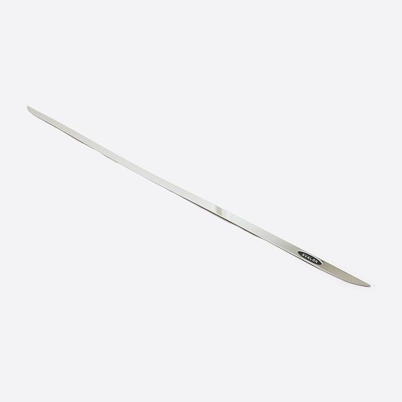 

Нержавеющая сталь для Toyota Avalon, автомобильные аксессуары, наклейка на дверь, задняя дверь, крышка багажника, отделка, внешний стиль автомобиля чёрный