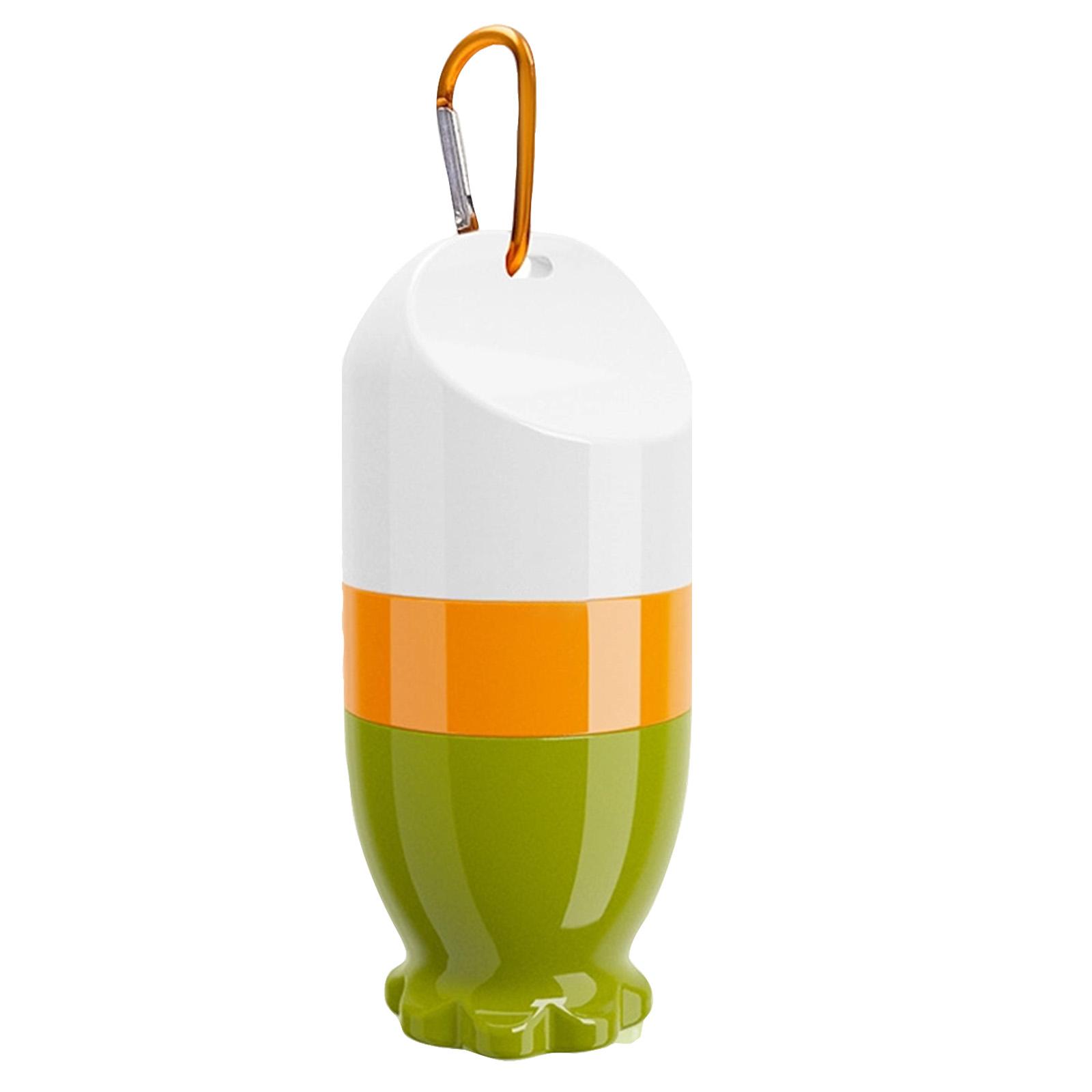 

Portable Sunscreen Applicator Bottle 100ml Capacity Detachable Squeeze Dispenser with Hanging Hook for Easy Outdoor Use and Travel One Size зелёный